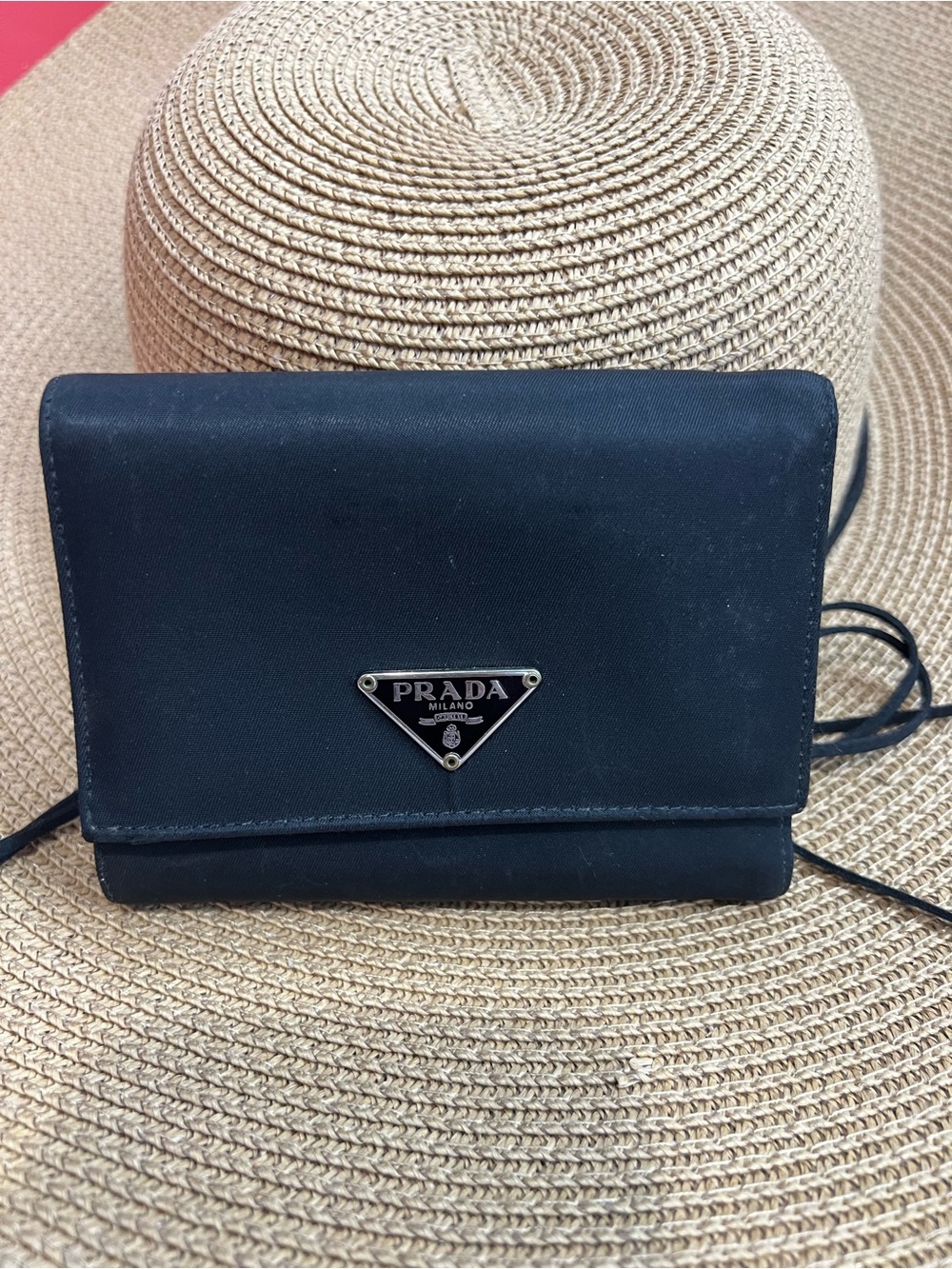 Prada Black Nylon Small Crossbody Shoulder Bag